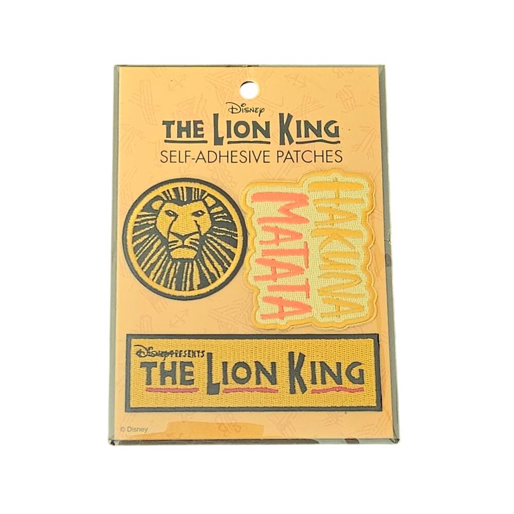 Disney The Lion King Self Adhesive Patches 3 Pack Hakuna Matata Simba Mufasa